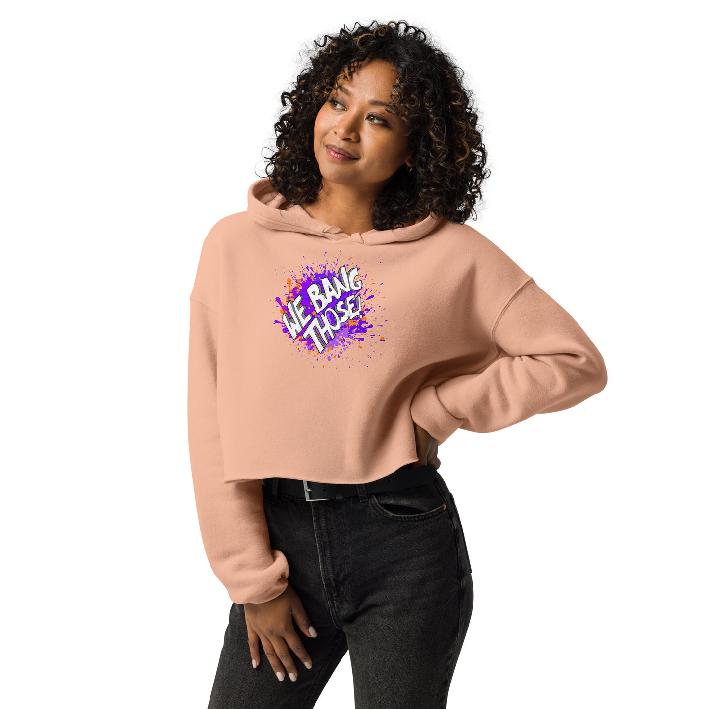 Women's Manjara 'We Bang Those' Cropped Hoodie