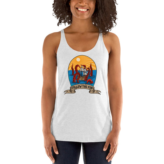 Women's Reid Likes Games 'Follow the Fun' Racerback Tank