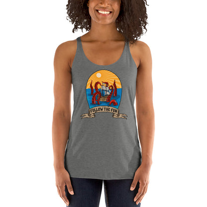 Women's Reid Likes Games 'Follow the Fun' Racerback Tank