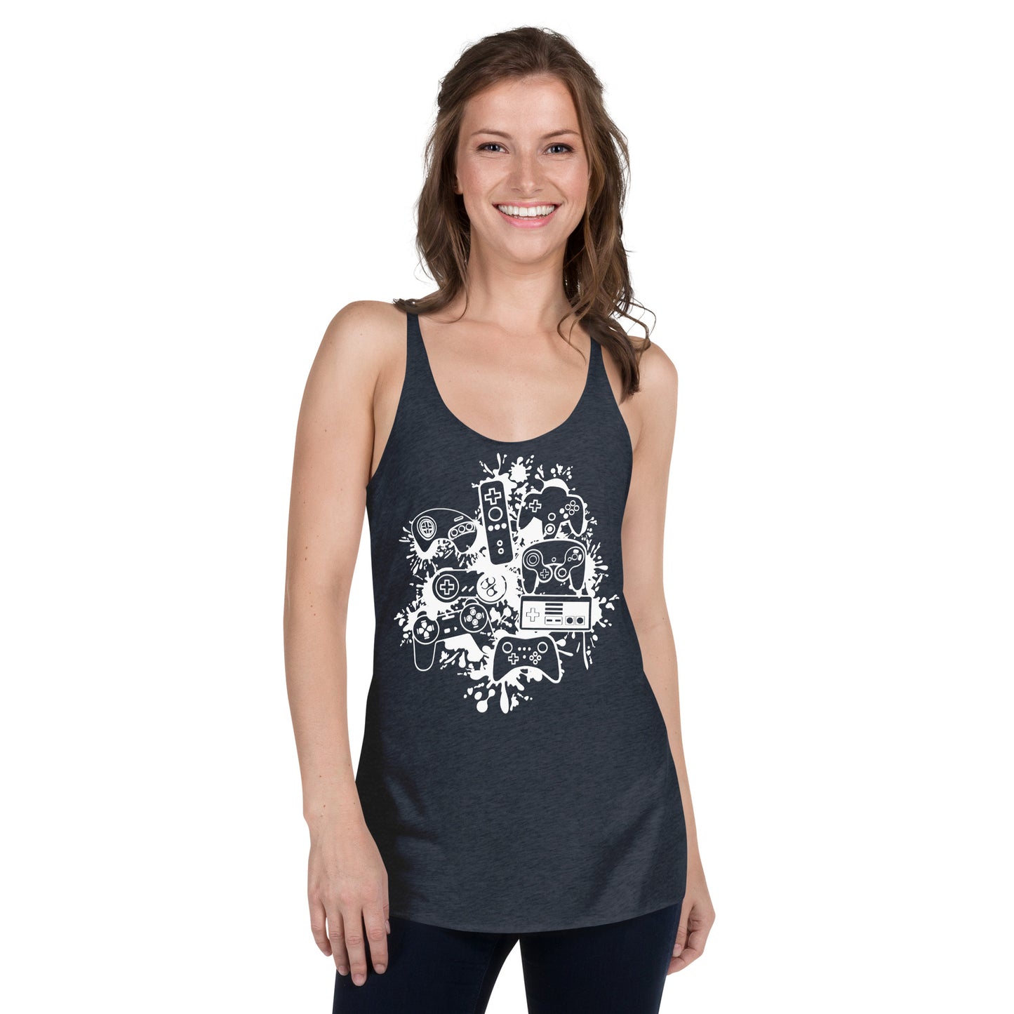 Women's 'Controller Splash' Racerback Tank