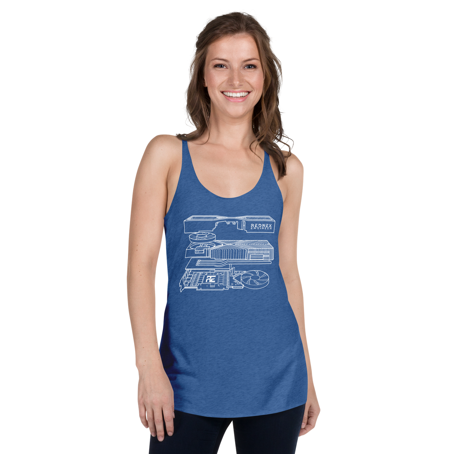 Women's RE 'Blueprint' Racerback Tank