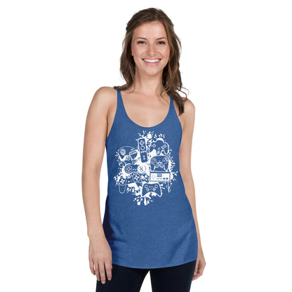 Women's 'Controller Splash' Racerback Tank