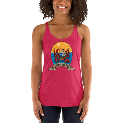 Women's Reid Likes Games 'Follow the Fun' Racerback Tank