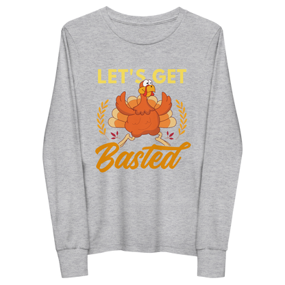 Youth GU 'Let's Get Basted' Long Sleeve T-Shirt