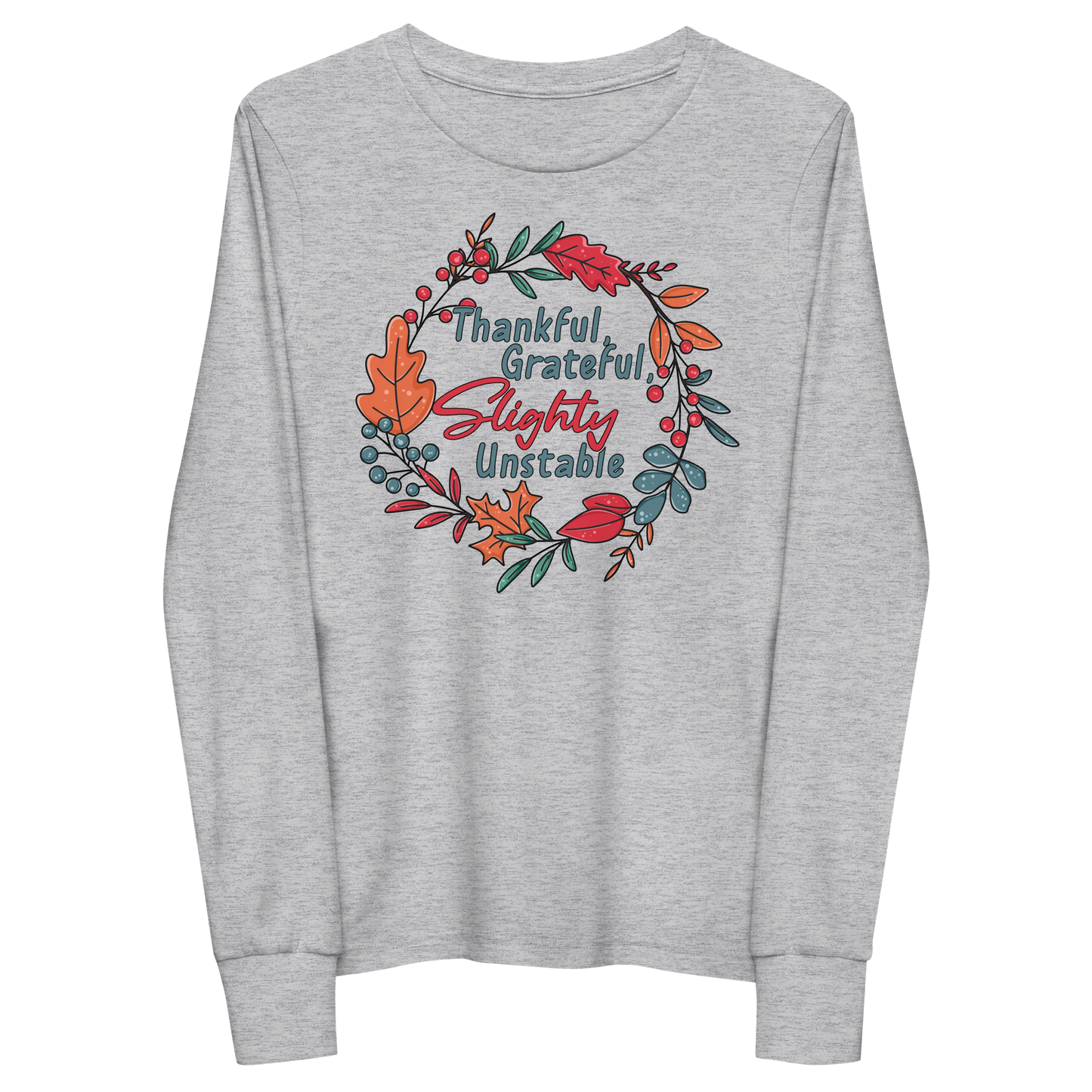 Youth GU 'Thankful and Grateful' Long Sleeve T-Shirt