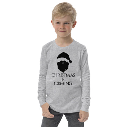 Youth 'Christmas is Coming' Long Sleeve T-Shirt