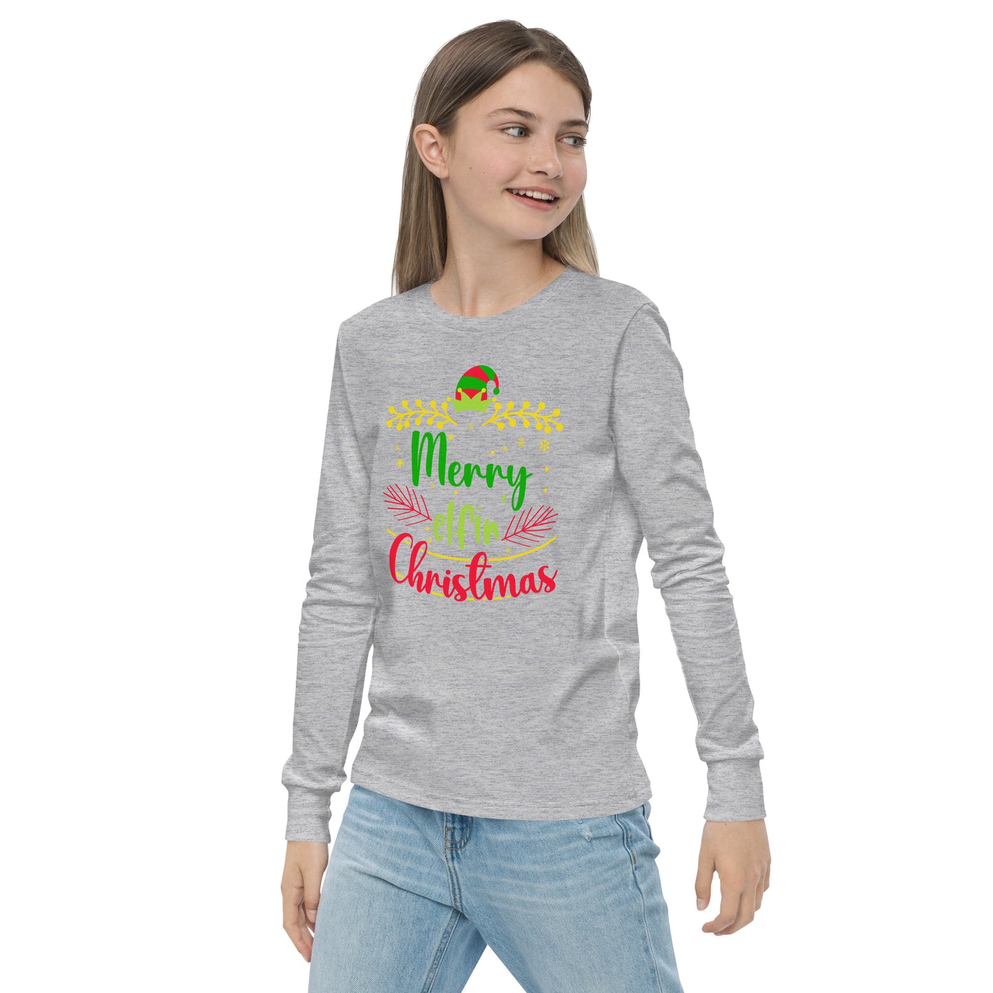 Youth 'Elifin' Christmas' Long Sleeve T-Shirt