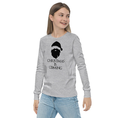 Youth 'Christmas is Coming' Long Sleeve T-Shirt