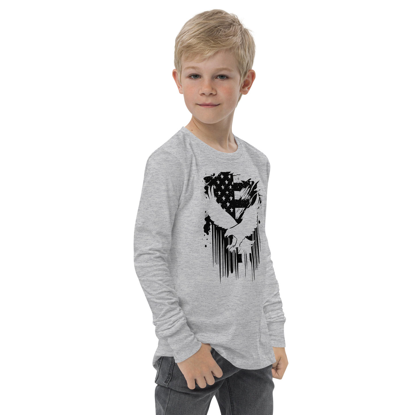 GU 'Eagle' Youth Long Sleeve T-Shirt