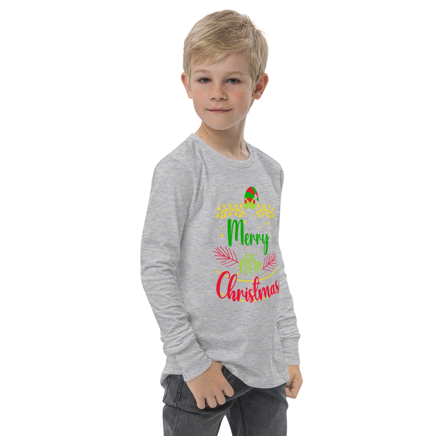 Youth 'Elifin' Christmas' Long Sleeve T-Shirt