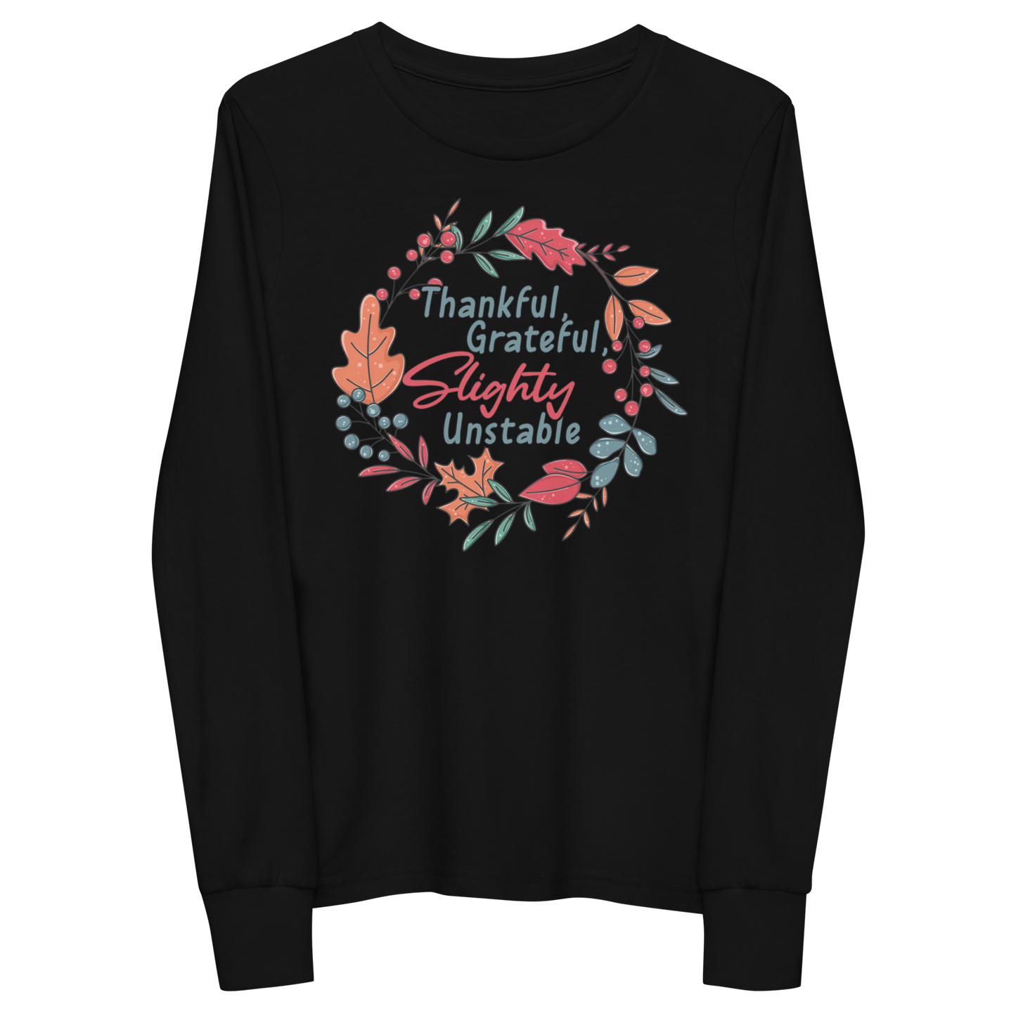 Youth GU 'Thankful and Grateful' Long Sleeve T-Shirt