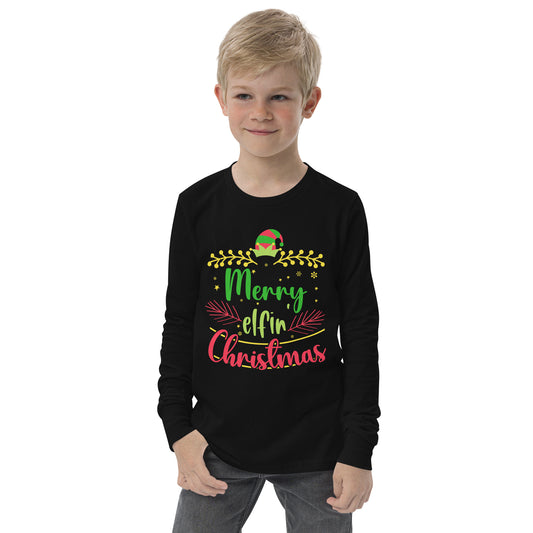 Youth 'Elifin' Christmas' Long Sleeve T-Shirt