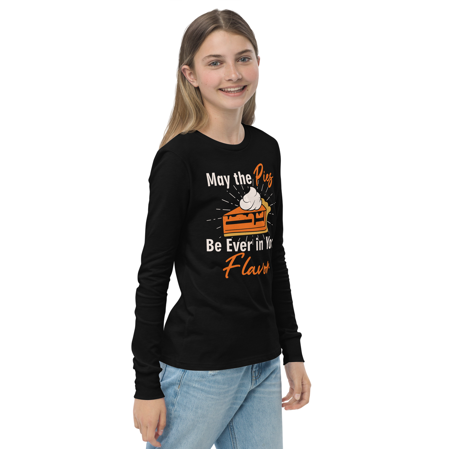 Youth GU 'May the Pies' Long Sleeve T-Shirt