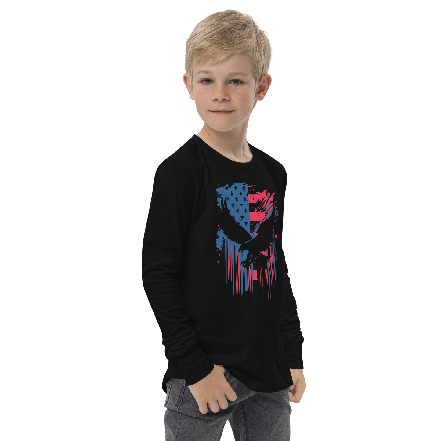 GU 'Eagle' Youth Long Sleeve T-Shirt