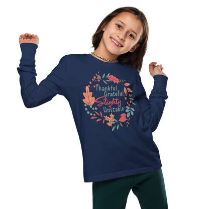 Youth GU 'Thankful and Grateful' Long Sleeve T-Shirt