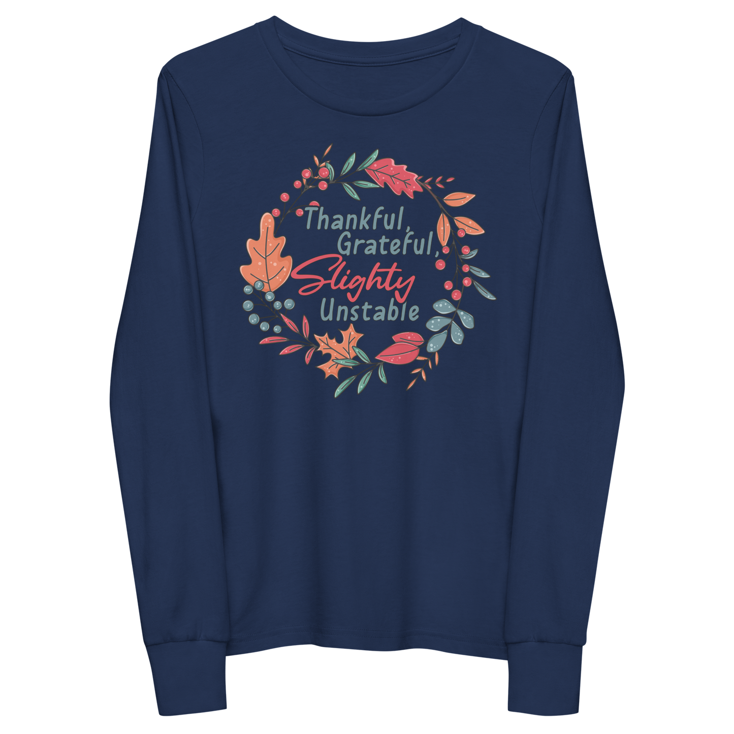 Youth GU 'Thankful and Grateful' Long Sleeve T-Shirt