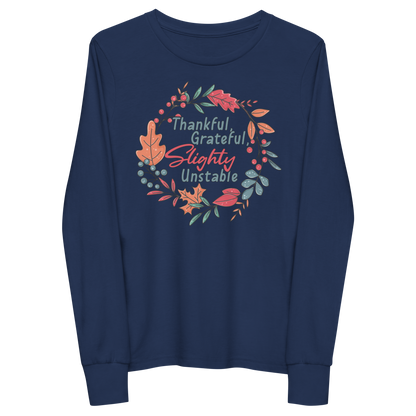 Youth GU 'Thankful and Grateful' Long Sleeve T-Shirt