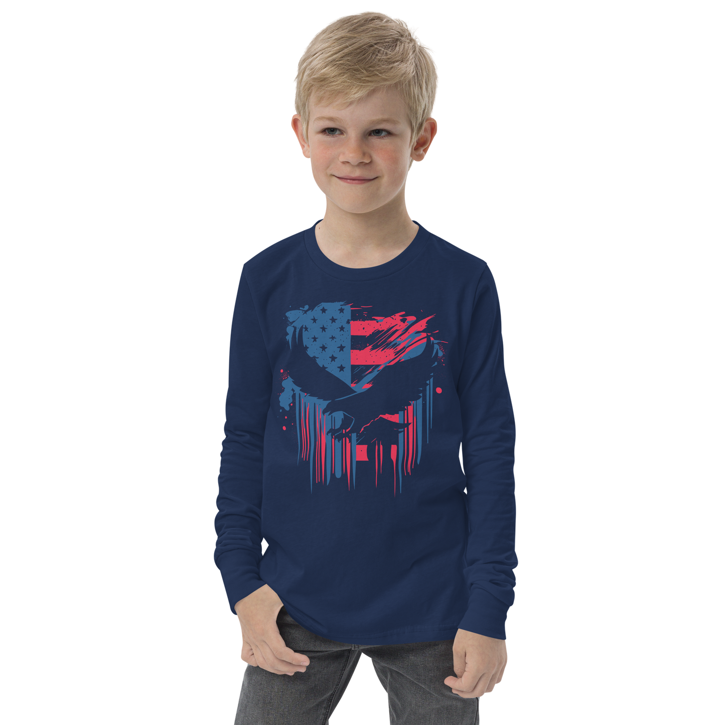 GU 'Eagle' Youth Long Sleeve T-Shirt