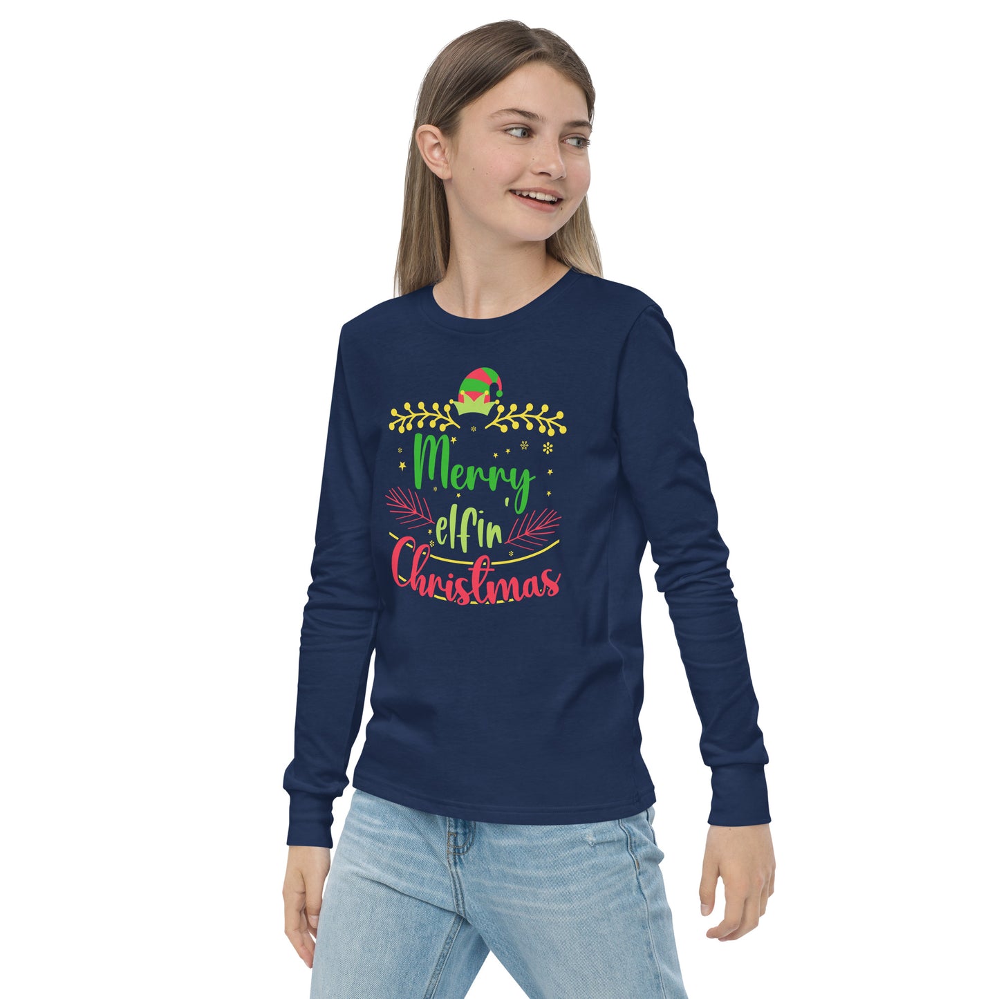 Youth 'Elifin' Christmas' Long Sleeve T-Shirt