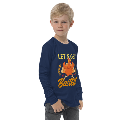 Youth GU 'Let's Get Basted' Long Sleeve T-Shirt