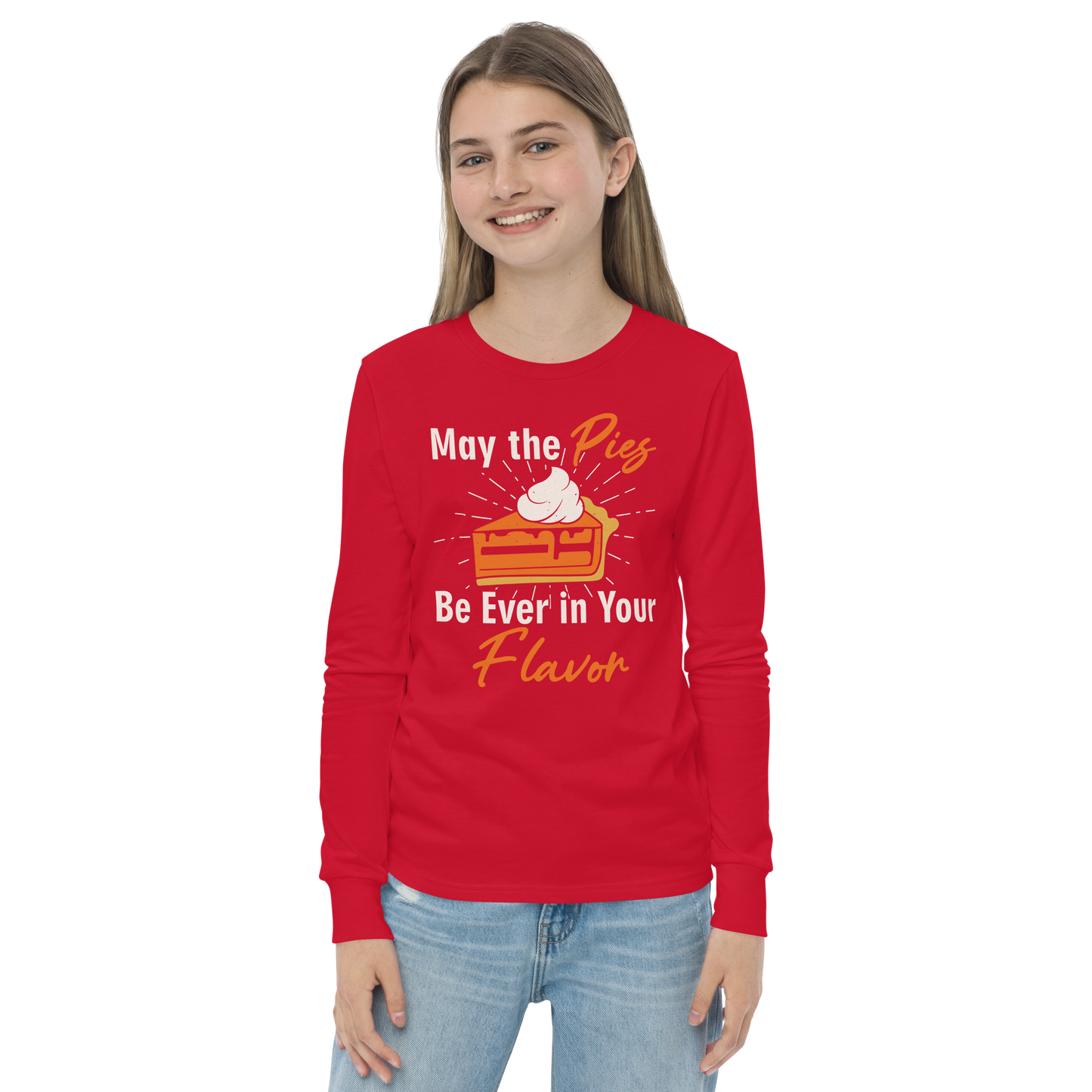 Youth GU 'May the Pies' Long Sleeve T-Shirt