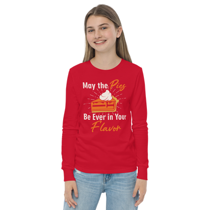 Youth GU 'May the Pies' Long Sleeve T-Shirt