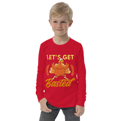 Youth GU 'Let's Get Basted' Long Sleeve T-Shirt