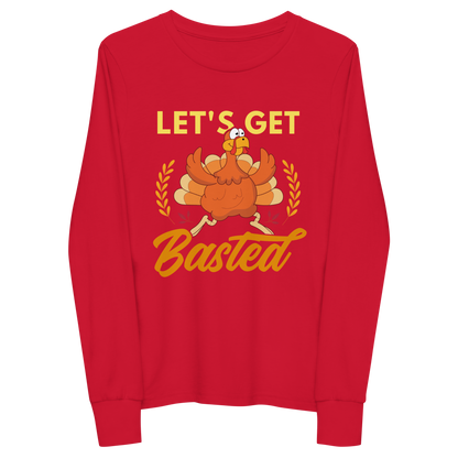 Youth GU 'Let's Get Basted' Long Sleeve T-Shirt