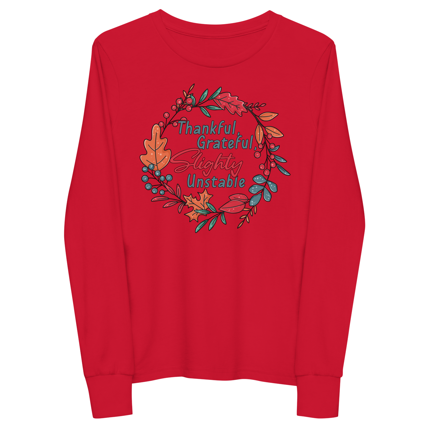 Youth GU 'Thankful and Grateful' Long Sleeve T-Shirt