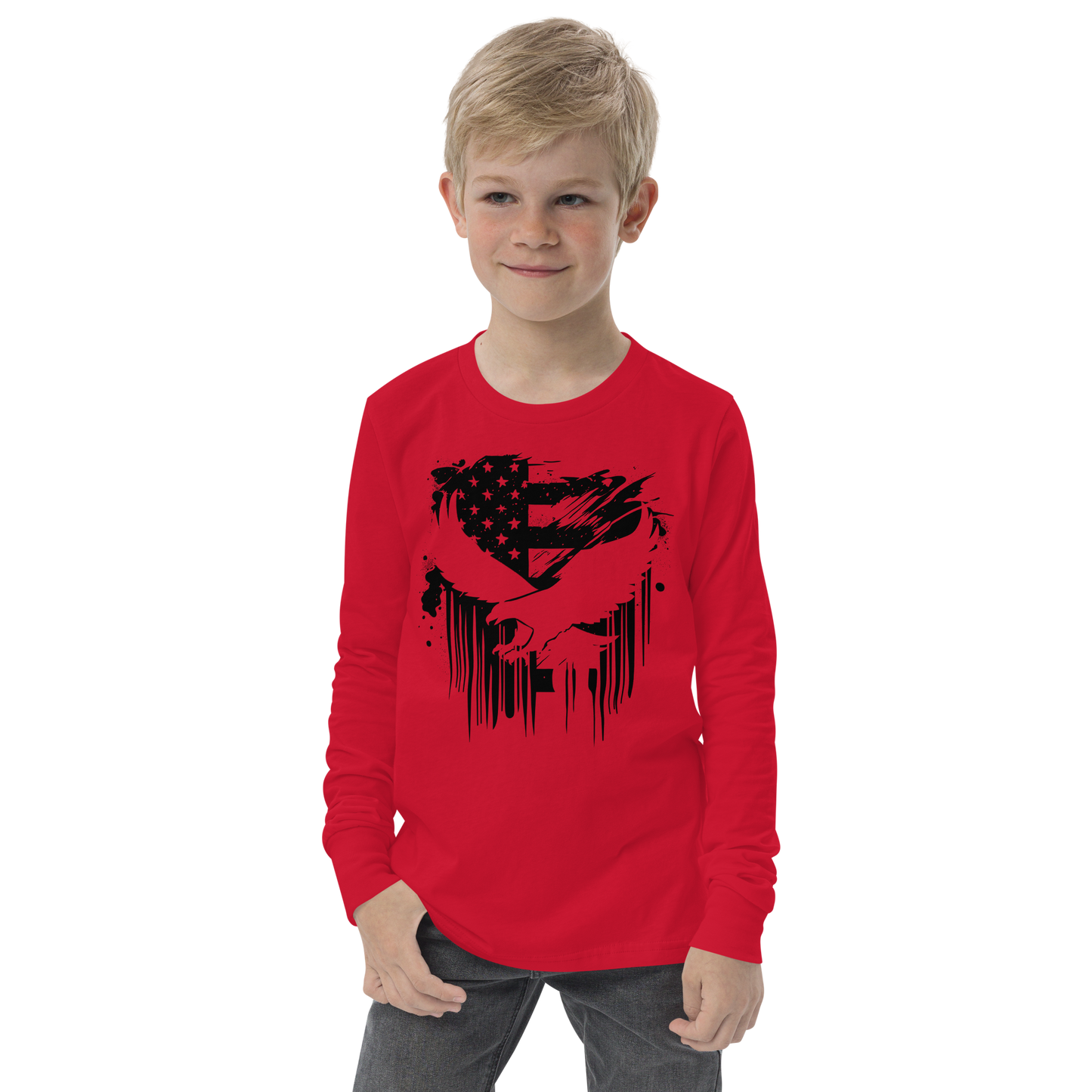 GU 'Eagle' Youth Long Sleeve T-Shirt