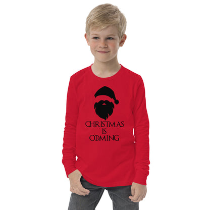 Youth 'Christmas is Coming' Long Sleeve T-Shirt