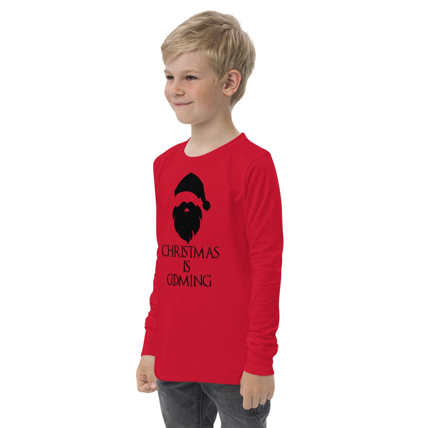 Youth 'Christmas is Coming' Long Sleeve T-Shirt