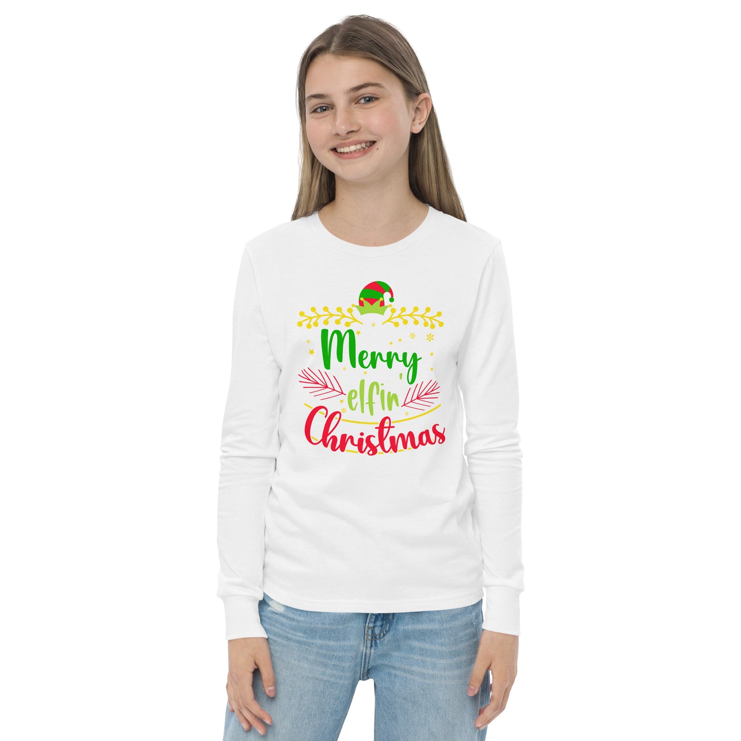 Youth 'Elifin' Christmas' Long Sleeve T-Shirt