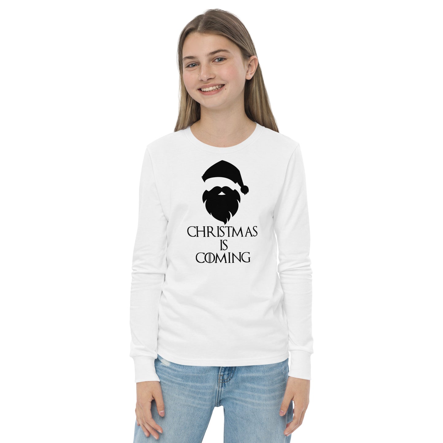 Youth 'Christmas is Coming' Long Sleeve T-Shirt