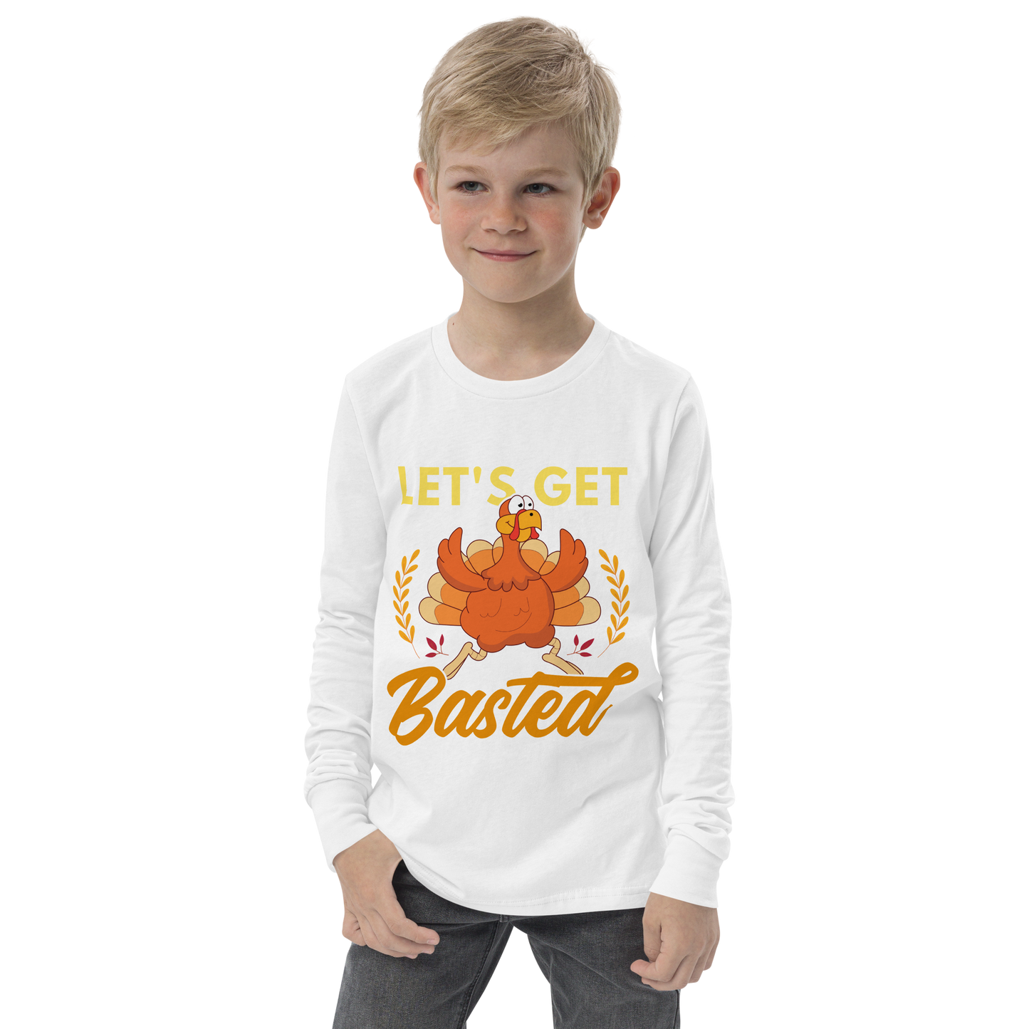 Youth GU 'Let's Get Basted' Long Sleeve T-Shirt