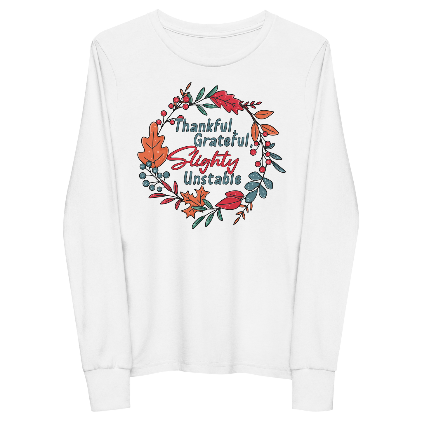 Youth GU 'Thankful and Grateful' Long Sleeve T-Shirt