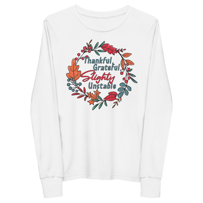 Youth GU 'Thankful and Grateful' Long Sleeve T-Shirt