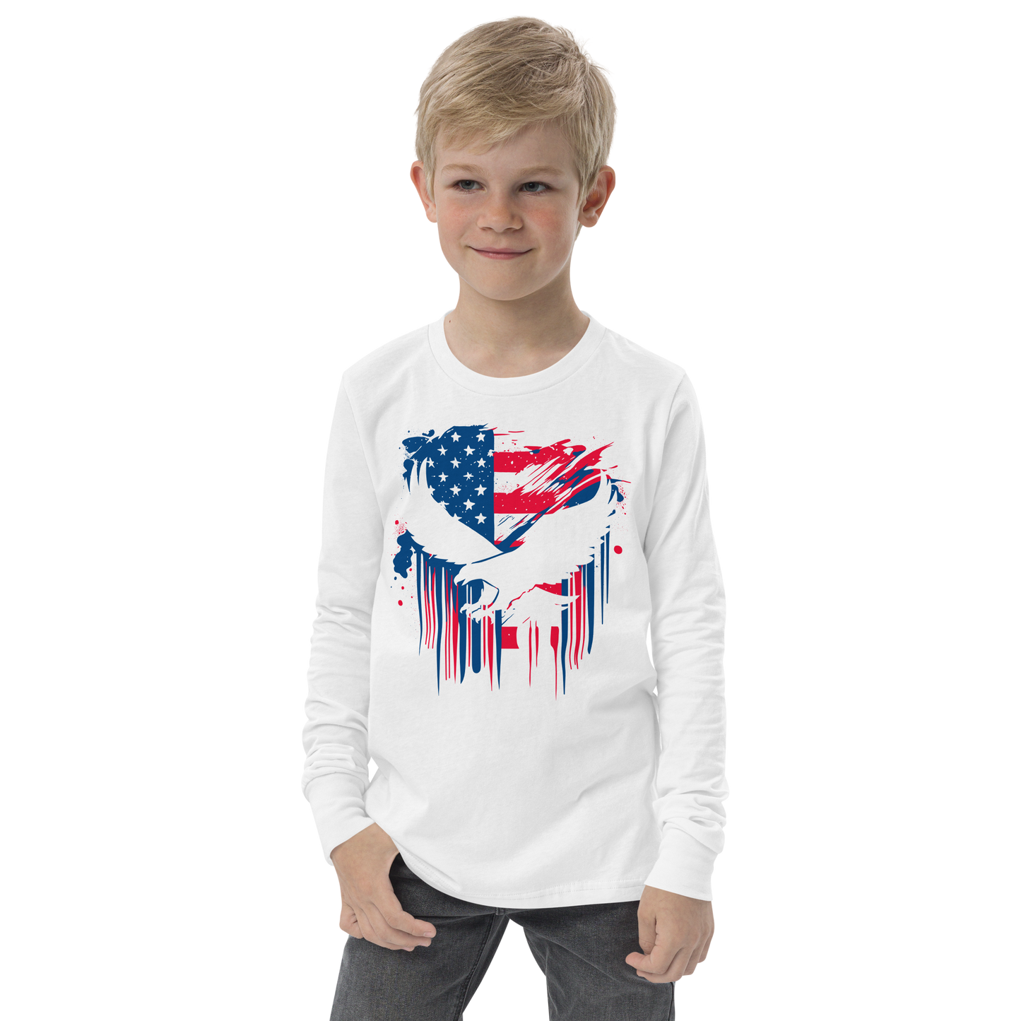 GU 'Eagle' Youth Long Sleeve T-Shirt