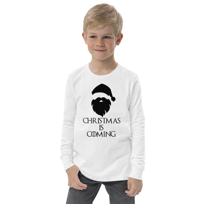 Youth 'Christmas is Coming' Long Sleeve T-Shirt