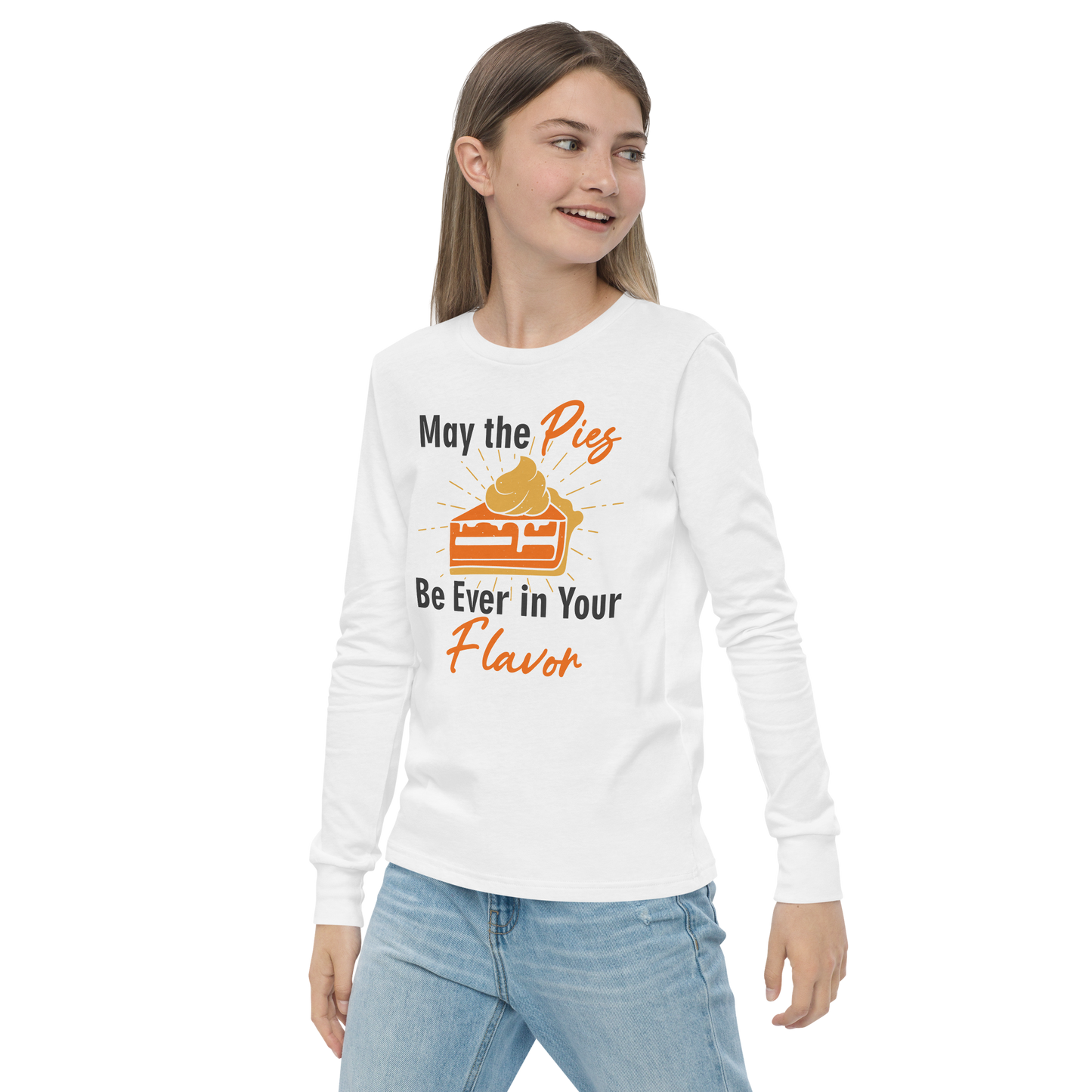 Youth GU 'May the Pies' Long Sleeve T-Shirt