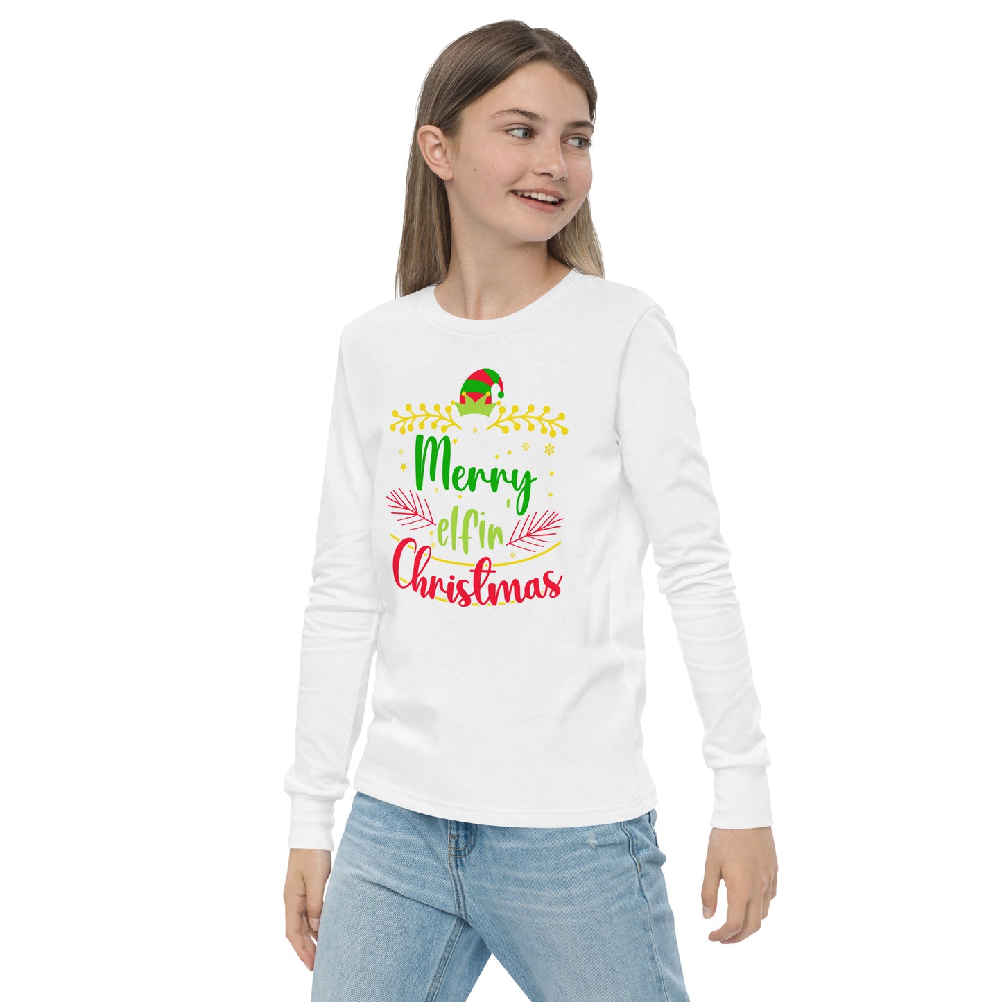 Youth 'Elifin' Christmas' Long Sleeve T-Shirt