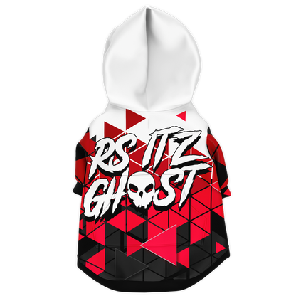 RS ITz Ghost Zip-up Dog Hoodie