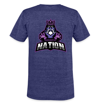 Adult Dark Royal Nation Tri-Blend T-Shirt