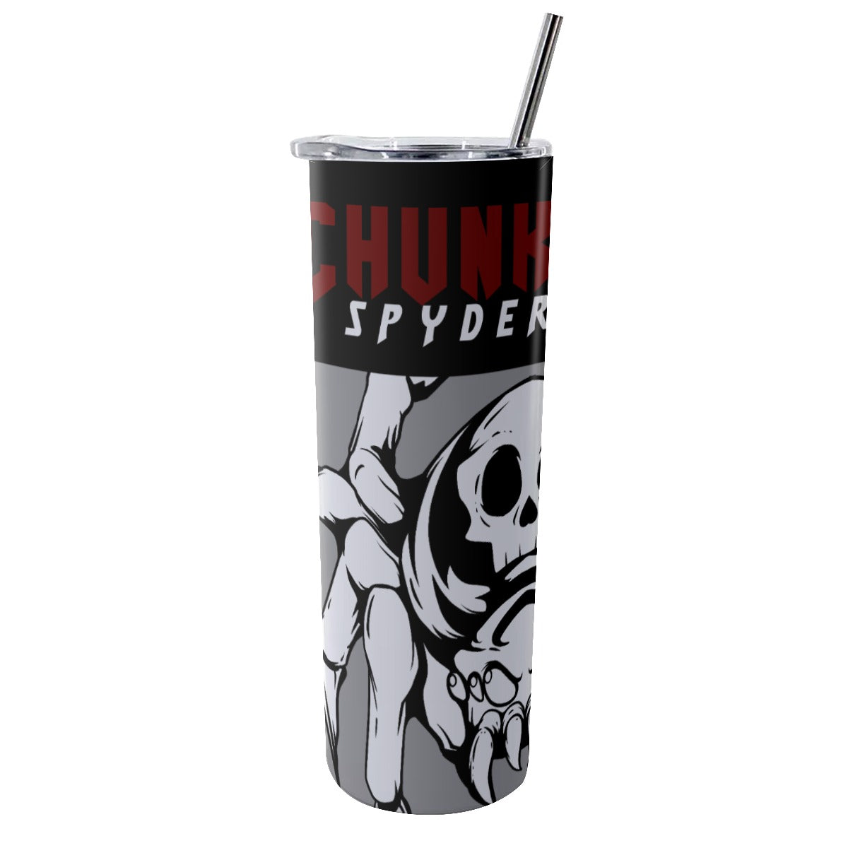 ChunkySpyder 20oz Glitter Tumbler With Straw