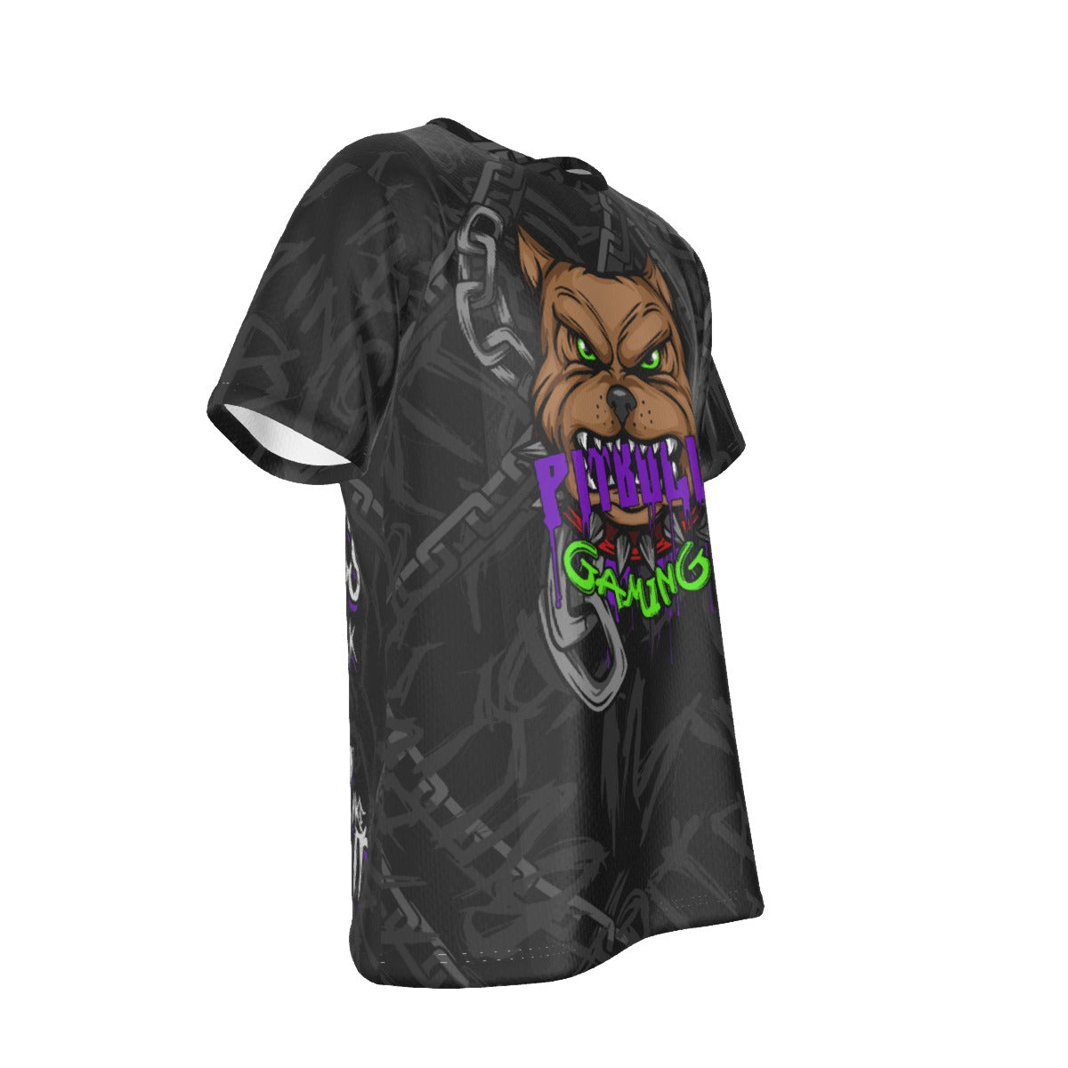 Men's Pitbull Gaming Round Neck T-Shirt