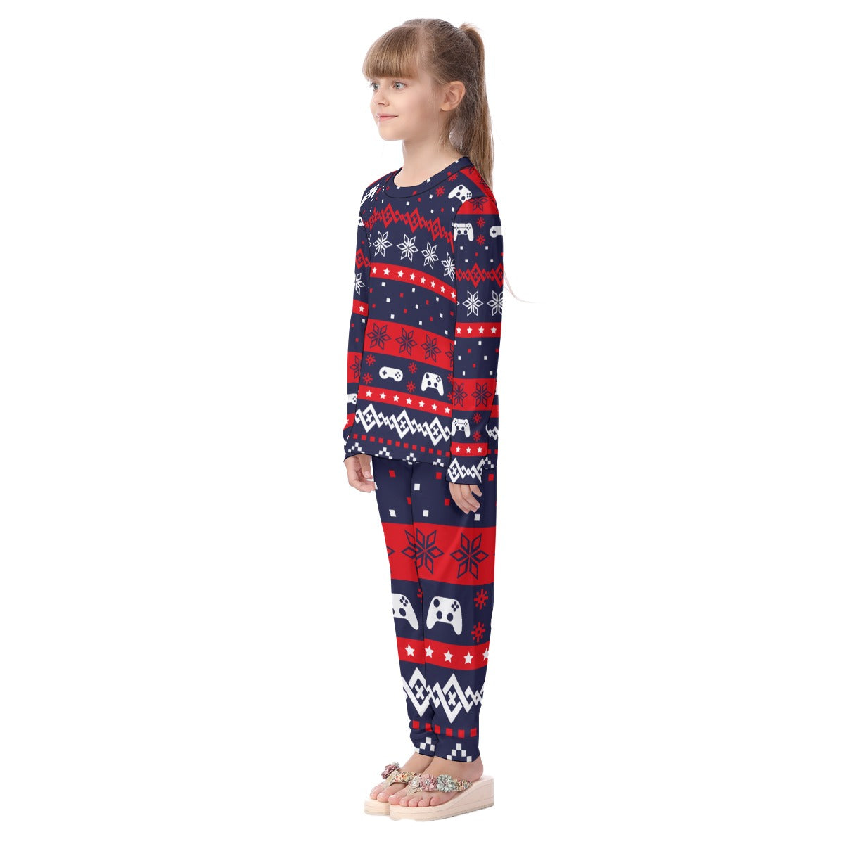 Youth Christmas Present Pajamas Set