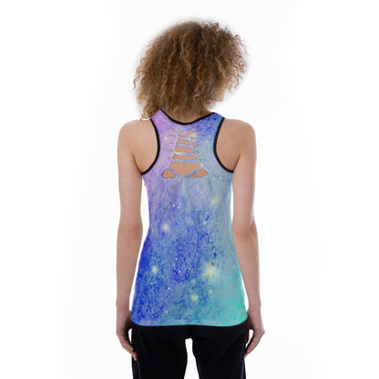 Jordania The Odd Women's AOP Hollow Back Tank