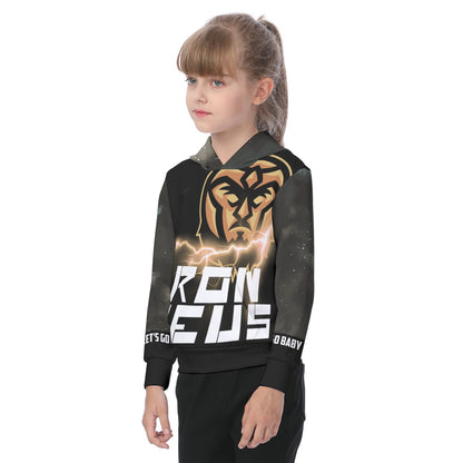 IronZeus Unisex Youth AOP Fleece Hoodie