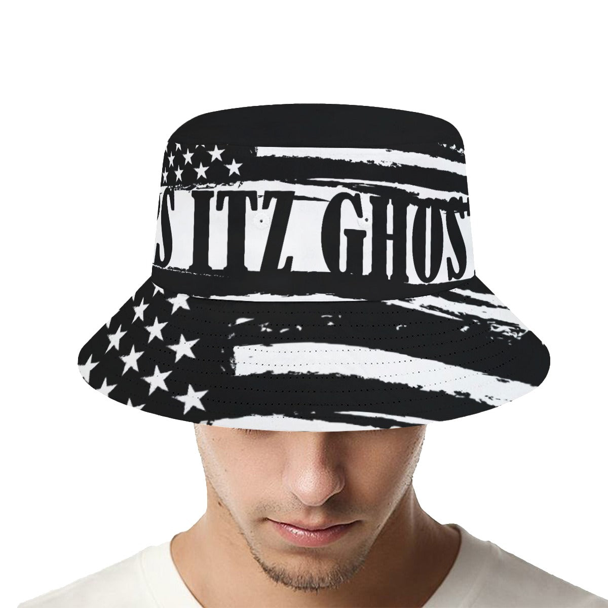 RS ITz Ghost AOP Fisherman Hat