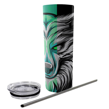 JonSnow 20oz Glitter Tumbler With Straw